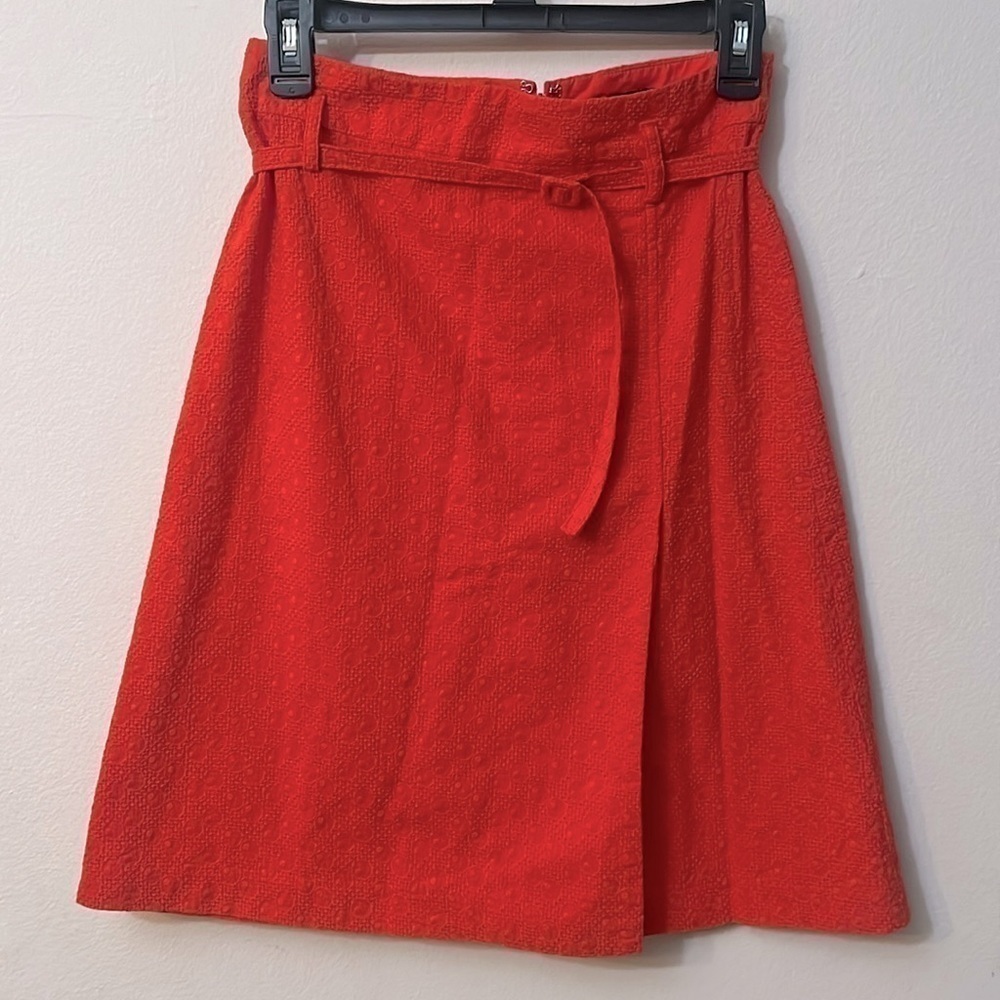 Express design studio orange skirt size 0